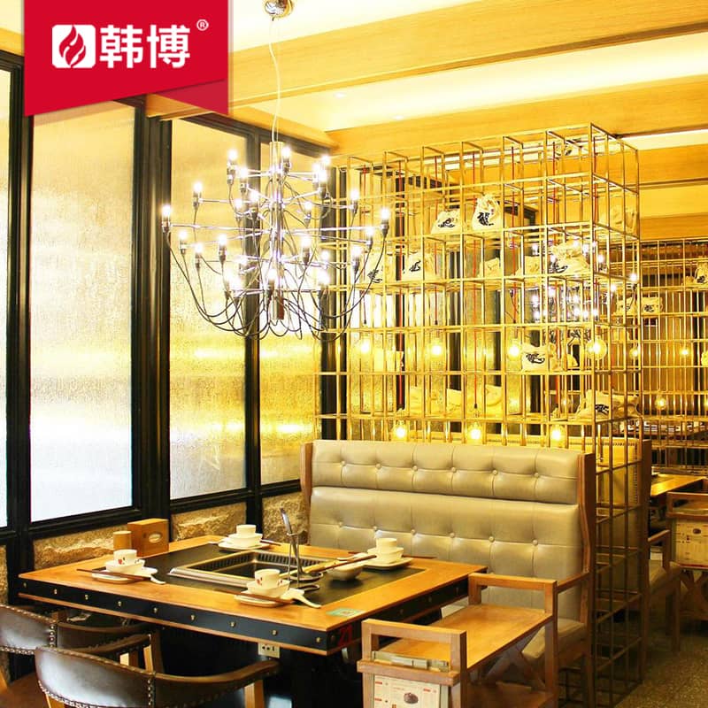 混合臺面無煙火鍋桌