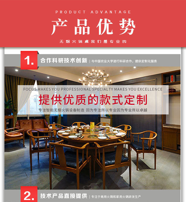 智能無煙火鍋桌——因為專業(yè)，所以卓越(圖5)