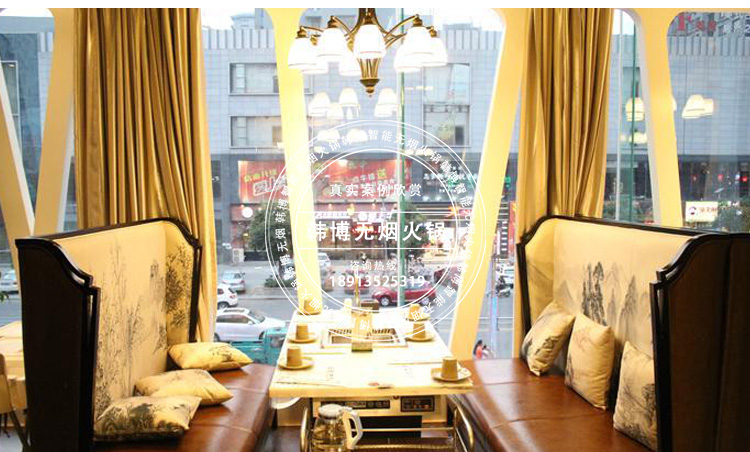 韓博大理石無(wú)煙火鍋?zhàn)狼貗尰疱伓ㄖ?圖6)